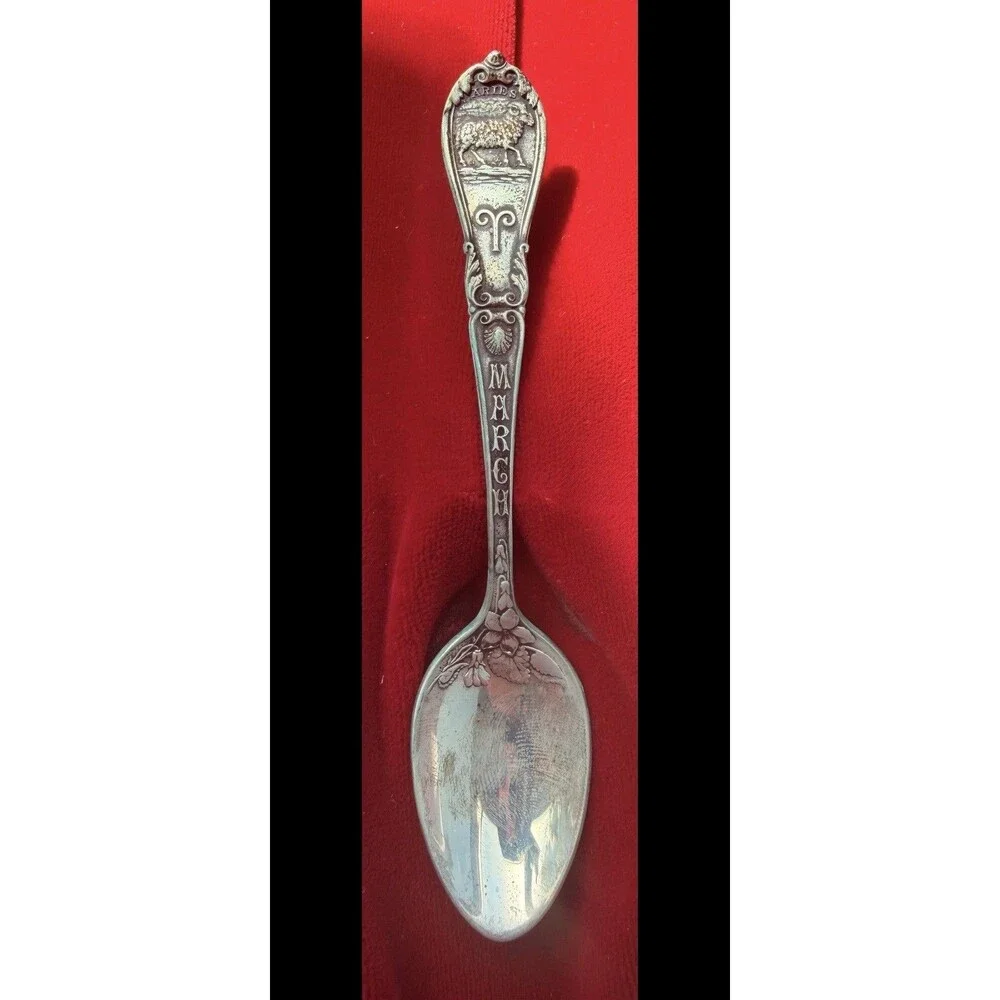 Spoons Gorham Sterling Silver 925 1894 Zodiac Demitasse Spoons Full Set Of 12